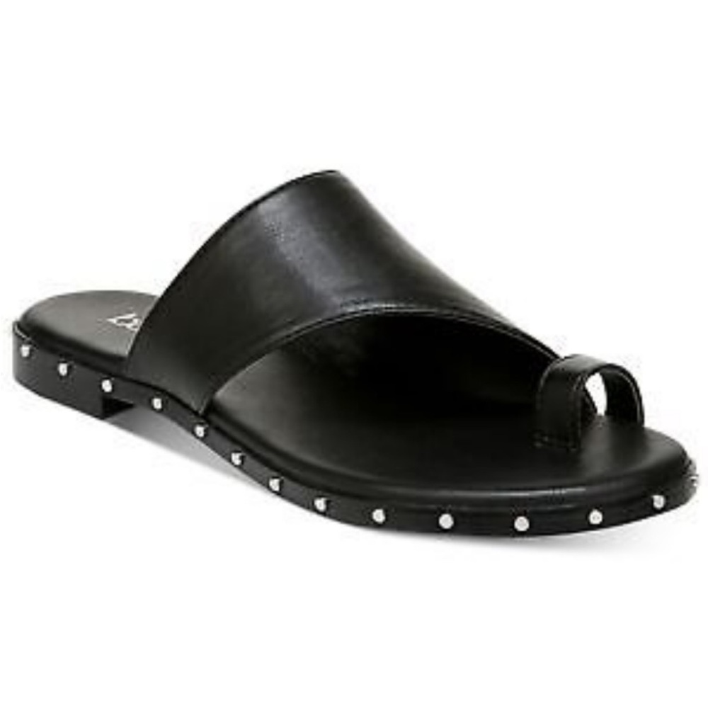 Bar III Hattie P Studded Black Sandals